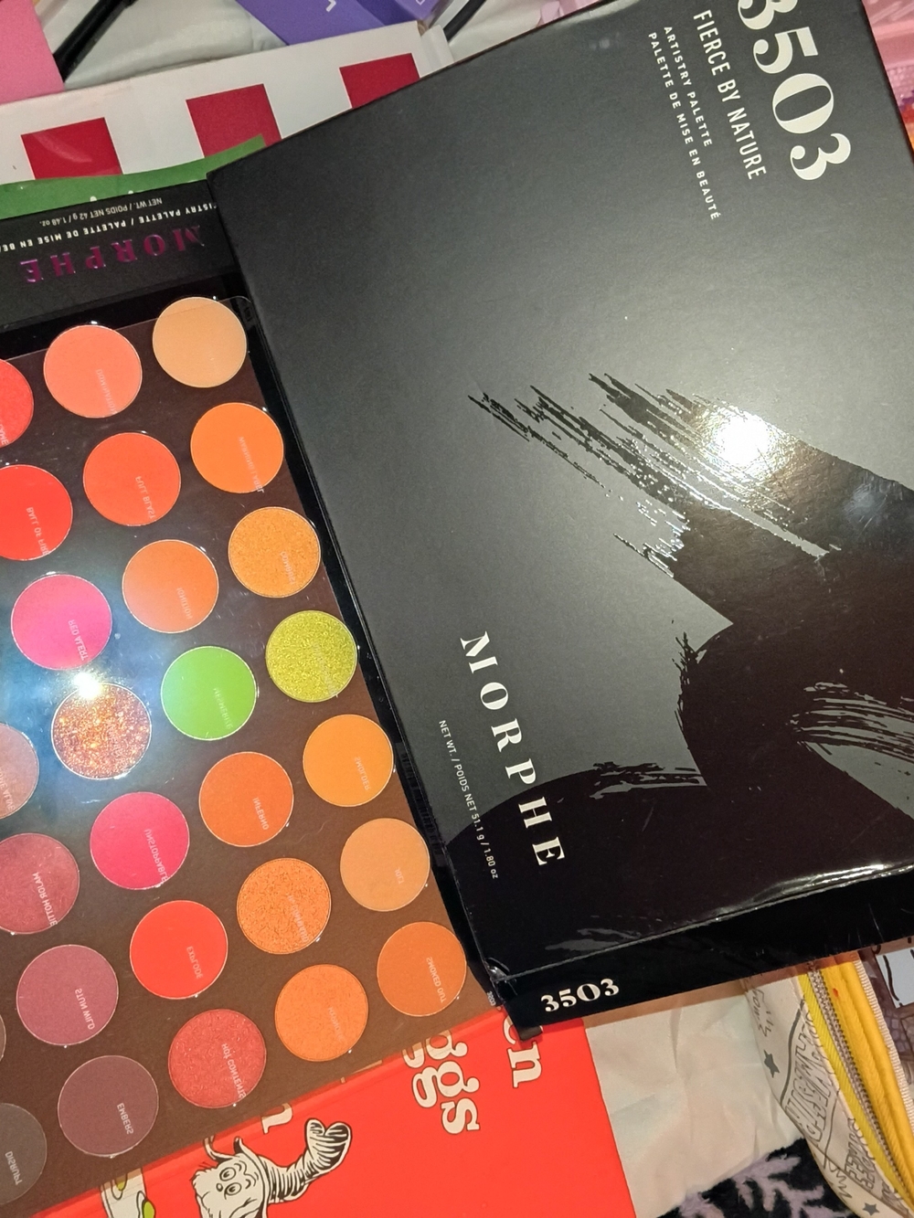 Morphe 3503 Fierce By Nature Palette — Orange, Green & Pink Tones